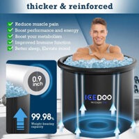 Bồn tắm đá chất lượng cao hàng đầu Icebath Di động Plunge Ice Bath Recovery Pod Spa Tub Ice Barrel