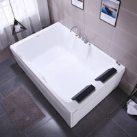 Bồn tắm đôi NT06 có gắn sen vòi nhập khẩu chất liệu Acrylic cao cấp, hiện đại- Hàng nhập khẩu bảo hành 5 năm