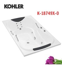 Bồn tắm đôi thủy lực massage Kohler EVORA K-18749X-0 1.85m