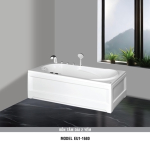 Bồn tắm Euroca EU1-1680 - Bồn xây (Acrylic, crystal, galxy)