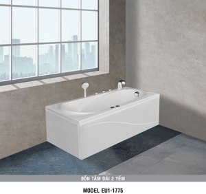 Bồn tắm Euroca EU1-1775 - Bồn xây (Acrylic, crystal, galxy)
