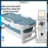 Bồn tắm gấp gọn cho người lớn FUHO chất liệu nhựa PP và hạt nhựa TPE, có thể làm bể bơi