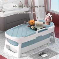 Bồn tắm gấp gọn cho người lớn chất liệu nhựa PP và hạt nhựa TPE, có thể làm bể bơi