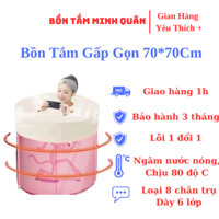Bồn Tắm Gấp Gọn Ngâm Thảo Dược Dành Cho Bé Và Người Lớn(8 chân, loại 1)