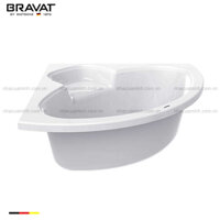 Bồn tắm góc acrylic 1.4m Bravat B25413W