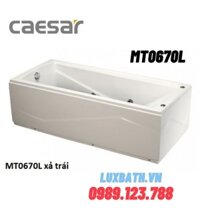 Bồn Tắm Massage 1710cm Chân Yếm Trái Caesar MT0670L (Bỏ mẫu)