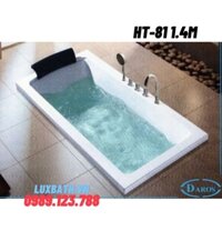 Bồn tắm massage âm sàn Daros HT-81 1.4m