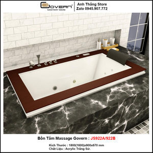Bồn tắm Massage Govern JS-922