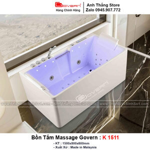 Bồn tắm massage Govern K-1511