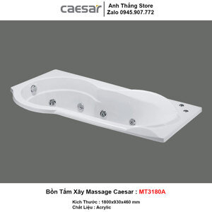 Bồn tắm massage xây Caesar MT3180A