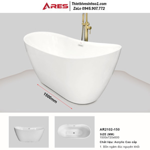 Bồn tắm nằm Ares AR2102