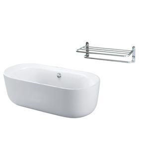 Bồn tắm nằm Caesar AT0770 (AT-0770) - có chân có yếm