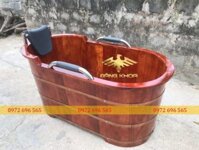 BỒN TẮM NẰM GỖ PƠ MU KÍCH THƯỚC CHUẨN 120CM