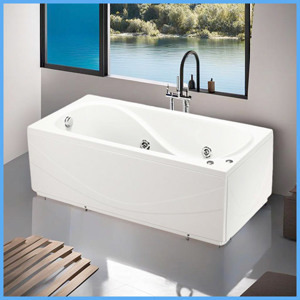 Bồn tắm nằm Massage Caesar MT0170L(R) - có chân có yếm