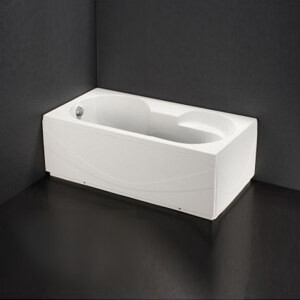 Bồn tắm nằm Massage Caesar MT0370L(R) - có chân có yếm