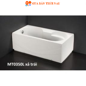 Bồn tắm nằm Massage Caesar MT0350L(R) - có chân có yếm