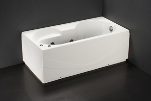 Bồn tắm nằm Massage Caesar MT0350L(R) - có chân có yếm