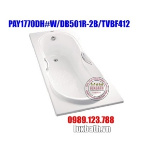 Bồn tắm nhựa có tay vịn Toto PAY1770DH#W/DB501R-2B
