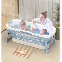 Bồn tắm nhựa silicon gấp gọn người lớn. BẢO HÀNH 2 NĂM