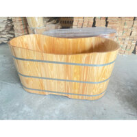Bồn tắm OVAL gỗ nhập cao cấp