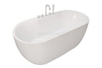 Bồn tắm thỏi vàng Maamo MA-2423SVMS thành mỏng gắn sen vòi tà hệ thống massage