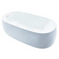 Bồn tắm TOTO PJY1744PWEN#GW/TVBF412 đá cẩm thạch đặt sàn, kèm ống thải TVBF412