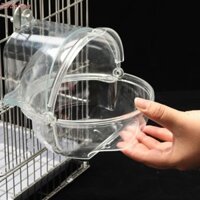 Bồn tắm vẹt DALTON, Lồng tắm chim treo trong suốt, Phụ kiện lồng bền bỉ Nhựa tiện lợi Hộp bồn tắm trong suốt Nhà