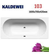 Bồn tắm xây 1.6m thép tráng men KALDEWEI CLASSIC DUO 103