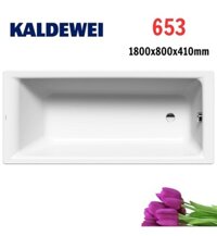 Bồn tắm xây 1.8m thép tráng men KALDEWEI PURO 653