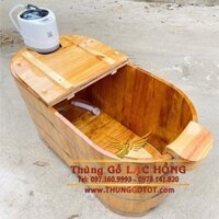 BỒN TẮM XÔNG HƠI MASSAGE GỖ PƠ MU