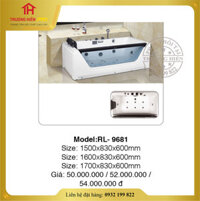 Bồn Tắm Xông Hơi RL-9681