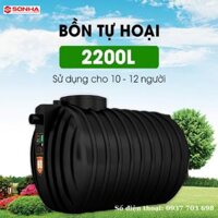 Bồn Tự Hoại Septic 2200l Ngang