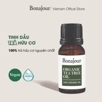 [Bonajour] Tinh dầu cây trà nguyên chất 100% hữu cơ thuần chay - Organic Tea Tree Oil 10ml