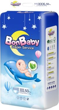 BonBaby cá heo - Bỉm quần size XXXL 50 Miếng