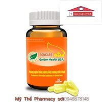 Boncare gold [chính hãng] golden health USA lọ 30 viên. Giúp phòng ngừa loãng xương và giúp xương chắc khỏe