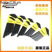 Bondhus Mỹ BONDHUS Allen Cờ Lê Nhập Khẩu Inch Đầu Bóng Allen Muỗng 10937 10945