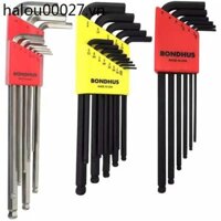 Bondhus Mỹ BONDHUS Đầu bóng Allen Cờ lê nhập khẩu Muỗng lục giác màu đen 10992 10946 10999