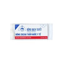 Bông Bạch Tuyết bông y tế cắt Zigzag 100Gr