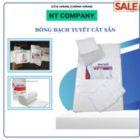 Bông bạch tuyết cắt miếng 7x7 túi 500g , dùng cho SPA ,TMV
