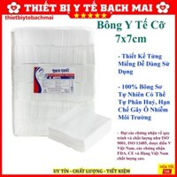 Bông Bạch Tuyết Cắt Miếng Tự Phân Huỷ [7x7, 10x10cm]