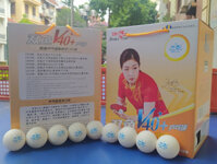 Bóng bàn Double Fish V40+ 1 sao 100 quả/hộp