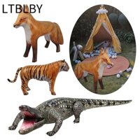Bóng bay bơm hơi LTBLBY, Động vật mô phỏng cá sấu lớn, Quà tặng hổ khổng lồ Động vật rừng Đồ chơi bơm hơi ngoài trời