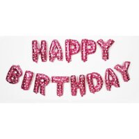 Bóng bay chữ Happy Birthday 15 màu  từ 100 bộ cắt giá tốt  - hống bi