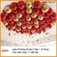 Bóng Bay Tặng Kèm Dây Tim Buộc Bóng Thả Trần Phòng Cưới