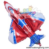 Bong bóng máy bay phi cơ nilon nhôm kiếng bạc
