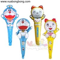 Bong bóng mèo máy DORAEMON, DOREMI thanh cây cầm tay dài