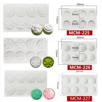 Bong Bóng Origami Hoa Xoắn Ốc Hai Trong Một Mousse Khuôn Bánh Silicon Xuyên Biên Giới Bán Chạy Tháp Nhẫn Tự Làm Khuôn Nướng Bánh