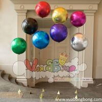 Bong bóng tròn 4D đơn sắc size 55cm 22 inche