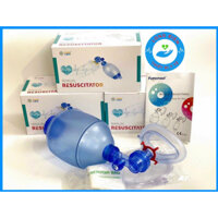 Bóng bóp Ambu cấp cứu oxy tập thở [người lớn, trẻ em] - Bộ bóng bóp oxy cấp cứu (ambu)