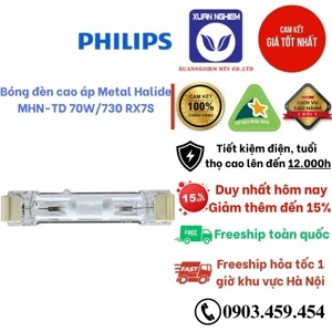 Bóng cao áp Metal Halide Philips MHN-TD 70W/730/842/852